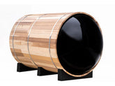 Fonteyn 2 Person Barrel Sauna 4 ft. | Rustic
